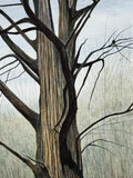 Original art for sale at UGallery.com | 3D Tree by Vic Roschkov | $825 | watercolor painting | 24.5' h x 18' w | thumbnail 4