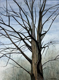 Original art for sale at UGallery.com | 3D Tree by Vic Roschkov | $825 | watercolor painting | 24.5' h x 18' w | thumbnail 1