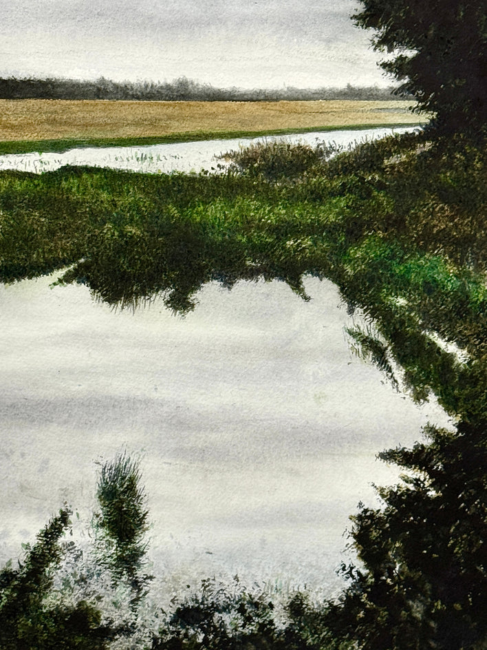 After the Storm by Vic Roschkov |  Closeup View of Artwork 