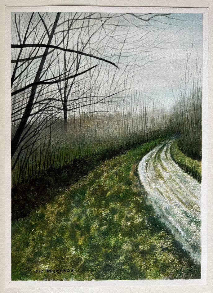 Around the Bend by Vic Roschkov |  Context View of Artwork 