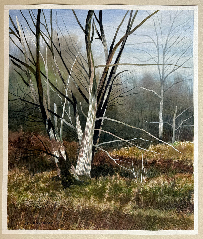 Autumn Sentinel by Vic Roschkov |  Context View of Artwork 