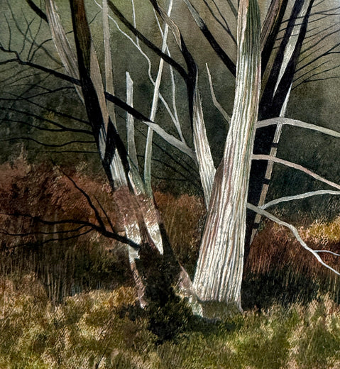 Autumn Sentinel by Vic Roschkov |   Closeup View of Artwork 