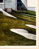 Original art for sale at UGallery.com | Coastal Solitude by Vic Roschkov | $800 | watercolor painting | 24.65' h x 19' w | thumbnail 2