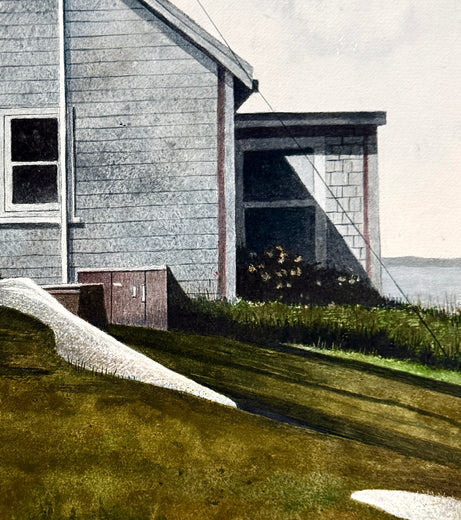 Coastal Solitude by Vic Roschkov |   Closeup View of Artwork 