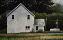 Original art for sale at UGallery.com | Distant Echoes by Vic Roschkov | $750 | watercolor painting | 15.5' h x 25' w | thumbnail 1
