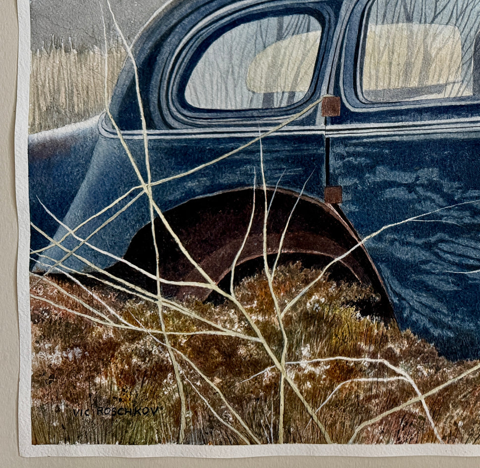 Final Destination by Vic Roschkov |  Side View of Artwork 