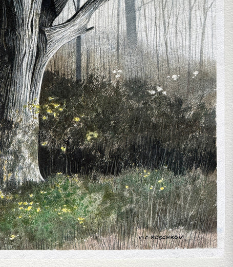 Forests Guardian by Vic Roschkov |  Side View of Artwork 