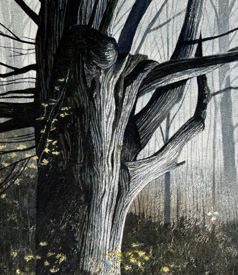Forests Guardian by Vic Roschkov |  Closeup View of Artwork 