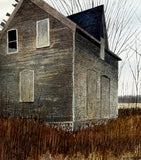 Original art for sale at UGallery.com | Forgotten Dwelling by Vic Roschkov | $825 | watercolor painting | 18' h x 25' w | thumbnail 4