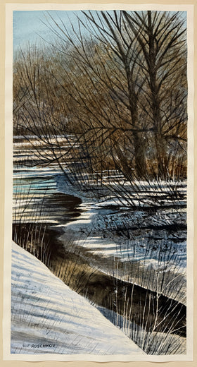 Frozen Reflections by Vic Roschkov |  Context View of Artwork 