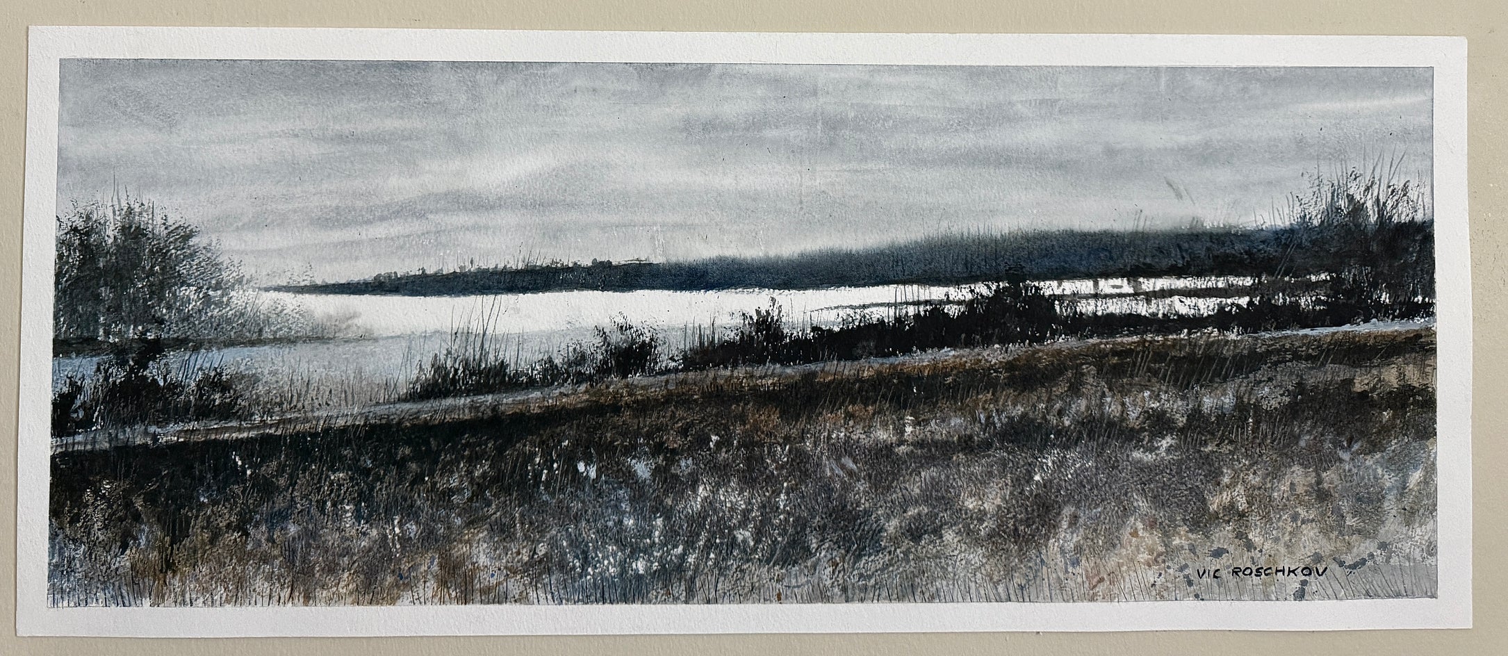 Frozen Silence by Vic Roschkov |  Context View of Artwork 