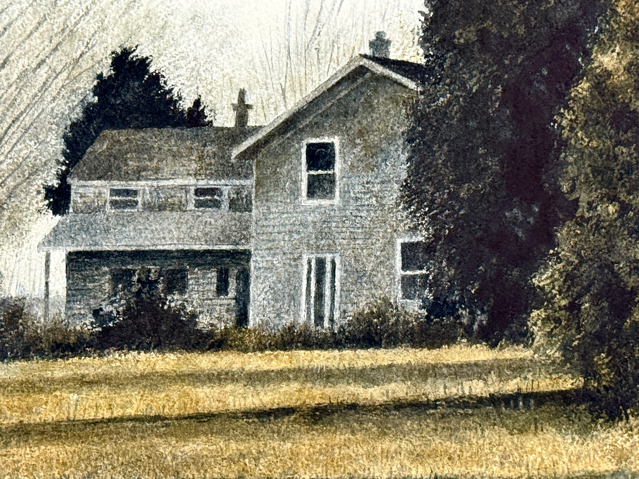 Hidden Away by Vic Roschkov |  Closeup View of Artwork 