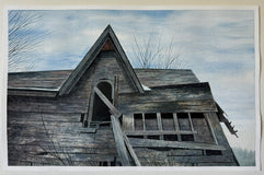 Original art for sale at UGallery.com | Highway 3 Legend by Vic Roschkov | $800 | watercolor painting | 18' h x 28.5' w | thumbnail 3