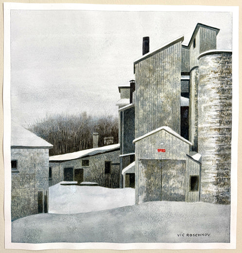Ice Mill by Vic Roschkov |  Context View of Artwork 