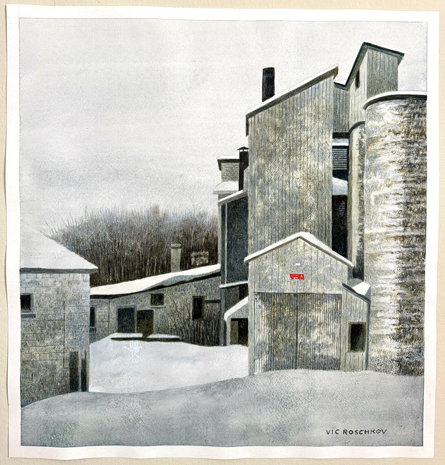 Ice Mill by Vic Roschkov |  Context View of Artwork 