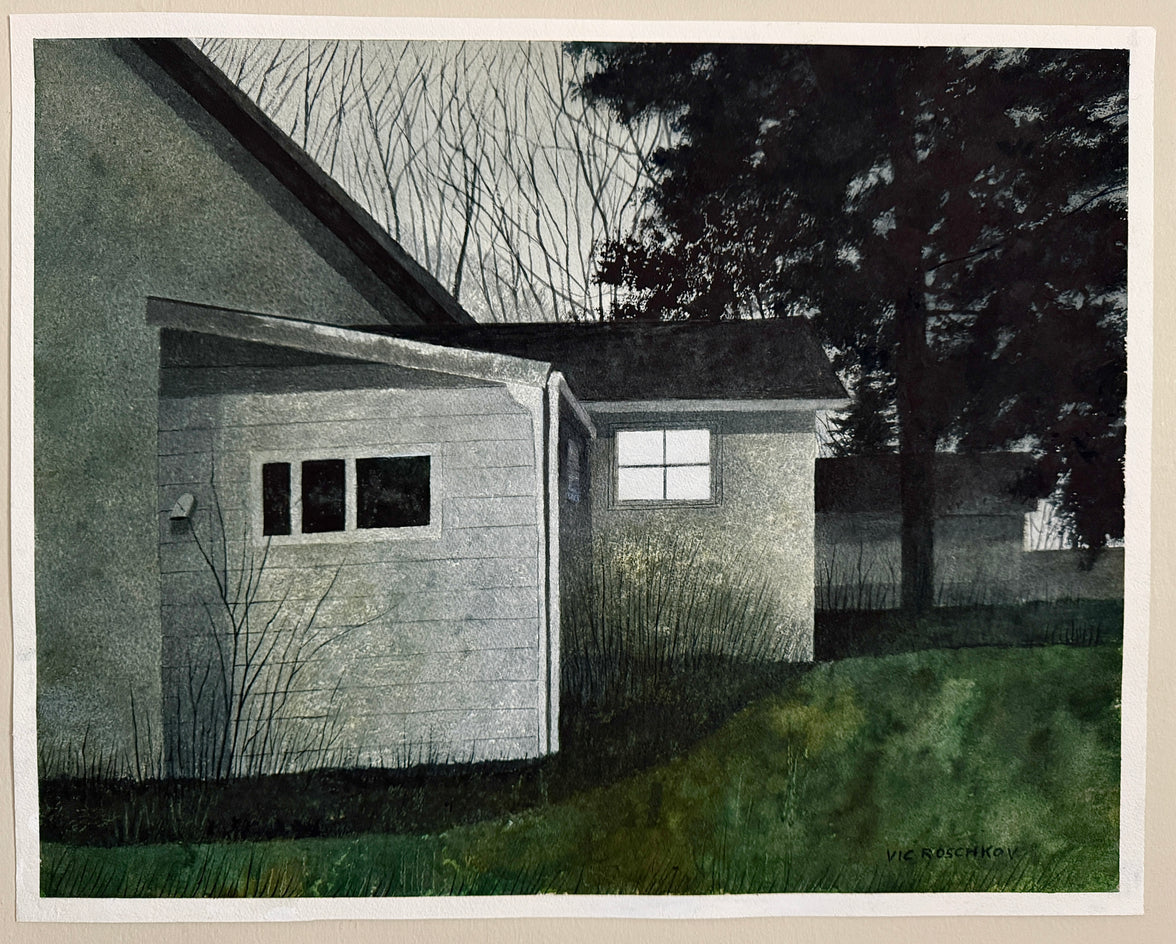 Last Light On by Vic Roschkov |  Context View of Artwork 