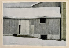 Original art for sale at UGallery.com | Light Snow by Vic Roschkov | $525 | watercolor painting | 13.2' h x 19' w | thumbnail 3