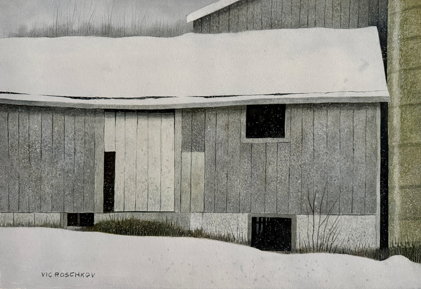 Light Snow by Vic Roschkov |  Artwork Main Image 
