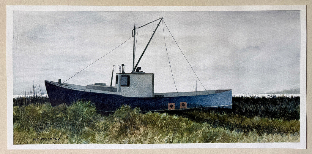 Low Tide by Vic Roschkov |  Context View of Artwork 