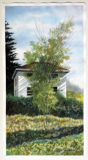 Nestled Away by Vic Roschkov |  Context View of Artwork 