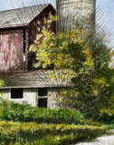 Original art for sale at UGallery.com | Quiet Country Turn by Vic Roschkov | $850 | watercolor painting | 24.5' h x 20.25' w | thumbnail 4
