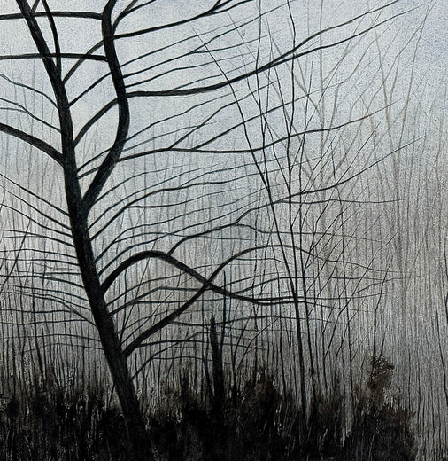 Rising Mist by Vic Roschkov |   Closeup View of Artwork 