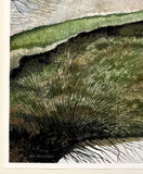 Original art for sale at UGallery.com | Rivers Ridge by Vic Roschkov | $625 | watercolor painting | 21.2' h x 14.5' w | thumbnail 2