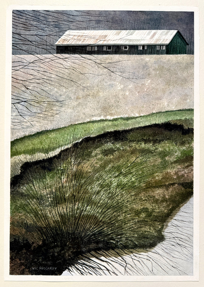 Rivers Ridge by Vic Roschkov |  Context View of Artwork 
