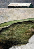 Original art for sale at UGallery.com | Rivers Ridge by Vic Roschkov | $625 | watercolor painting | 21.2' h x 14.5' w | thumbnail 1