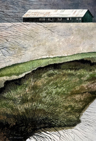 watercolor painting by Vic Roschkov titled Rivers Ridge