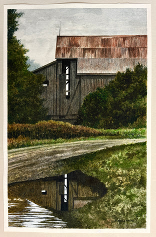 Rural Reflections by Vic Roschkov |  Context View of Artwork 