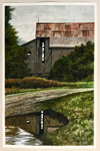 Rural Reflections by Vic Roschkov |  Context View of Artwork 