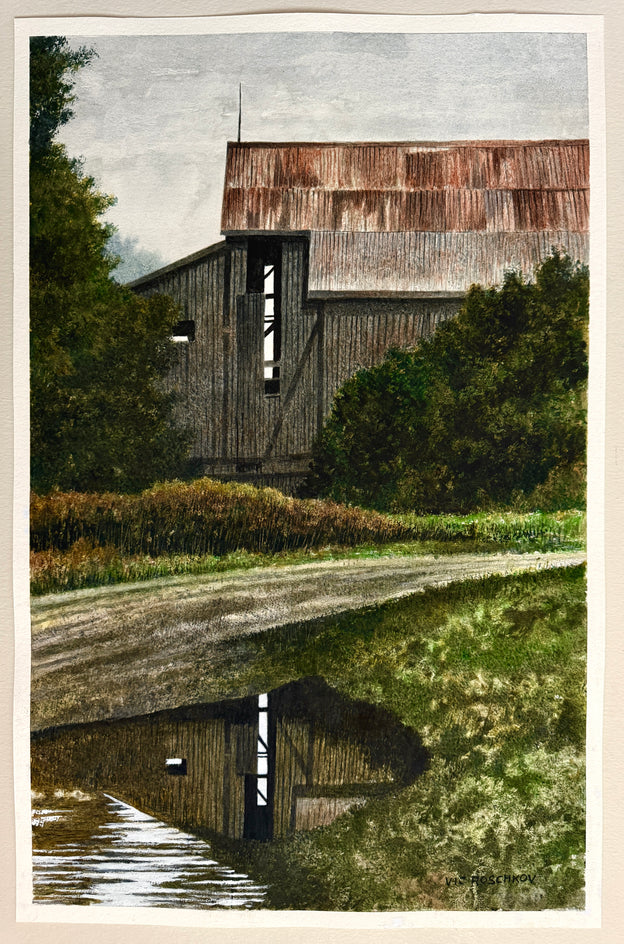 Rural Reflections by Vic Roschkov |  Context View of Artwork 