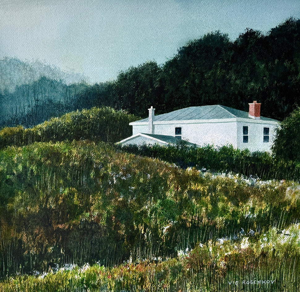 Secluded Country Home by Vic Roschkov |  Artwork Main Image 