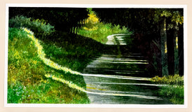 Original art for sale at UGallery.com | Shining Through by Vic Roschkov | $775 | watercolor painting | 15' h x 27.5' w | thumbnail 3