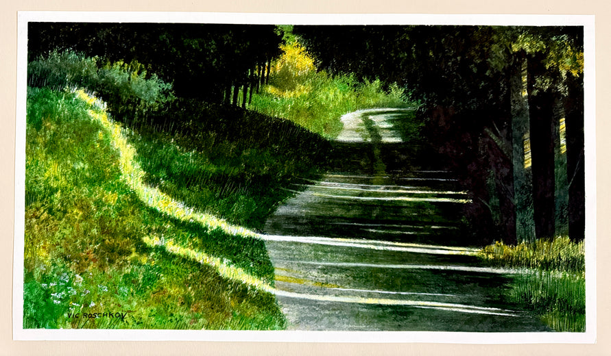 Shining Through by Vic Roschkov |  Context View of Artwork 