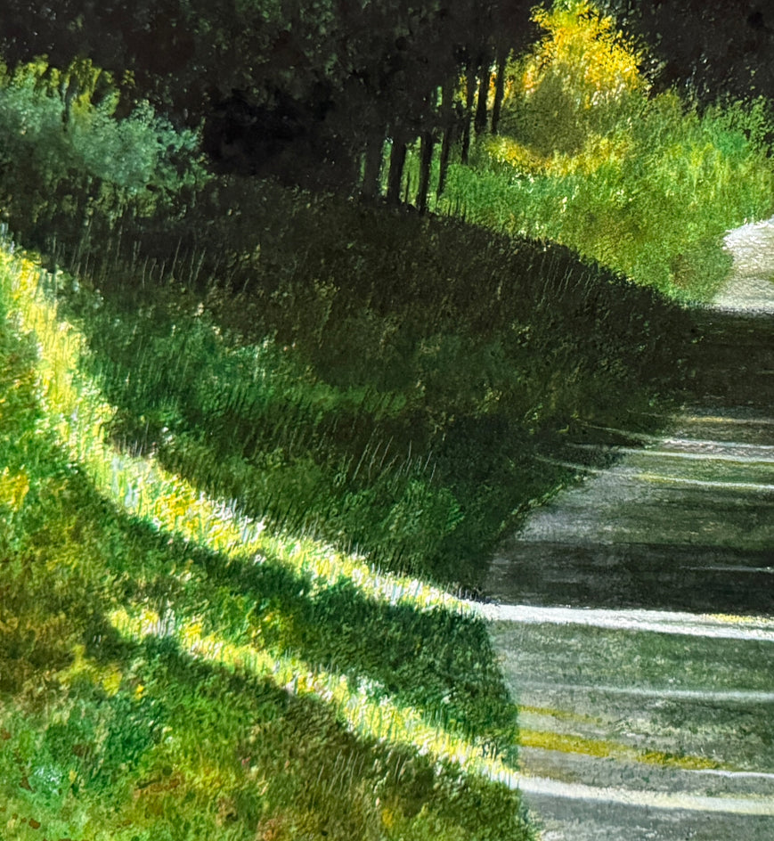 Shining Through by Vic Roschkov |  Closeup View of Artwork 