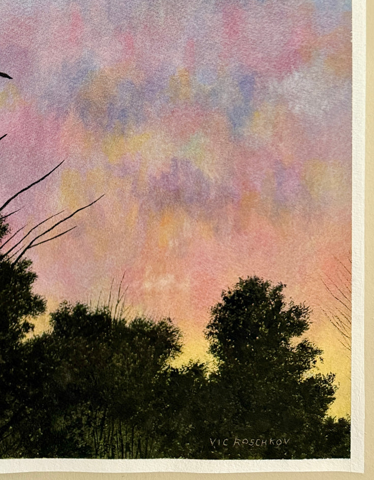 Spirit Tree by Vic Roschkov |  Side View of Artwork 