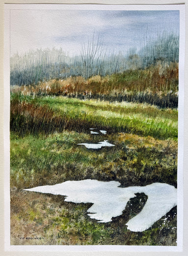 Spring Rains by Vic Roschkov |  Context View of Artwork 