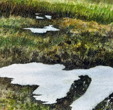 Original art for sale at UGallery.com | Spring Rains by Vic Roschkov | $725 | watercolor painting | 25.75' h x 18.25' w | thumbnail 4