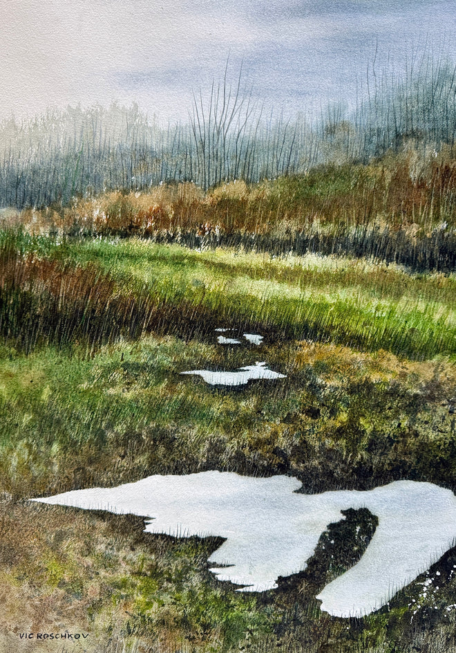 Spring Rains by Vic Roschkov |  Artwork Main Image 
