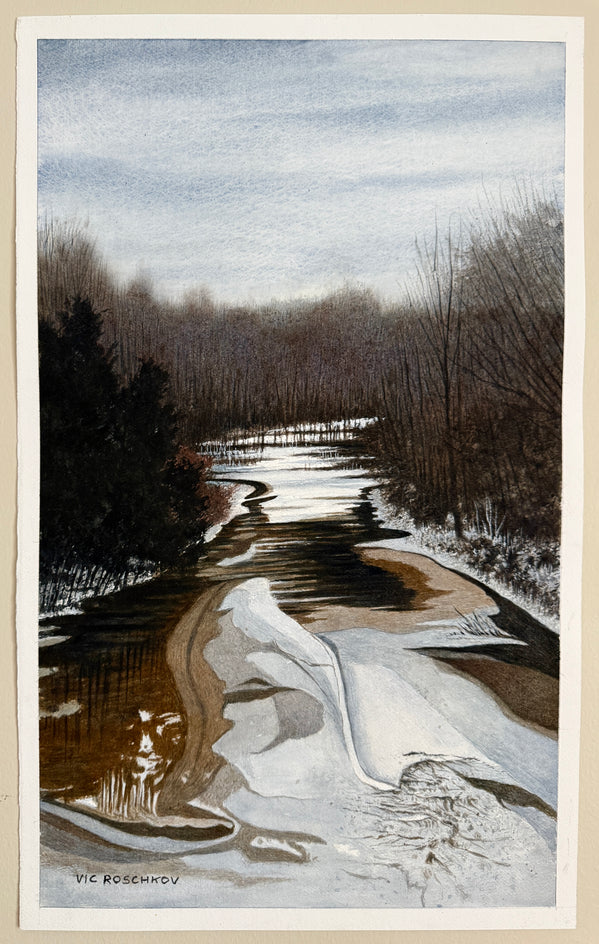 Thawing Time by Vic Roschkov |  Context View of Artwork 