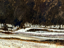 Original art for sale at UGallery.com | Trickling Stream by Vic Roschkov | $475 | watercolor painting | 11' h x 20.75' w | thumbnail 4