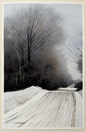 Winter Passage by Vic Roschkov |  Context View of Artwork 