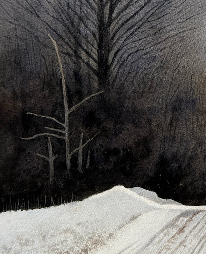 Winter Passage by Vic Roschkov |   Closeup View of Artwork 