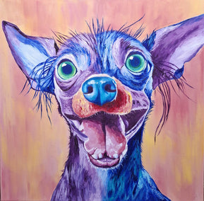 oil painting by Viktoria Goudbeek titled Amadeus