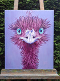 Original art for sale at UGallery.com | Aquila by Viktoria Goudbeek | $1,425 | oil painting | 23.6' h x 19.7' w | thumbnail 3