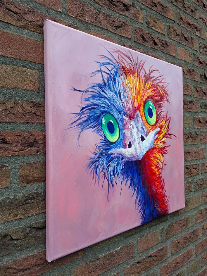 Astonished One by Viktoria Goudbeek |  Side View of Artwork 