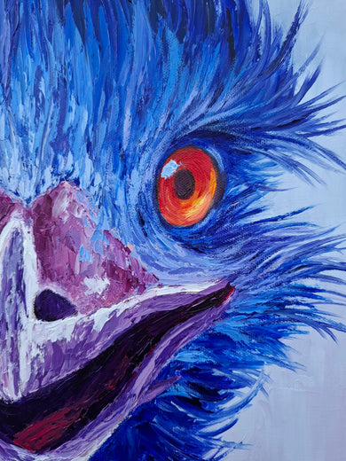 Bold Pair by Viktoria Goudbeek |   Closeup View of Artwork 