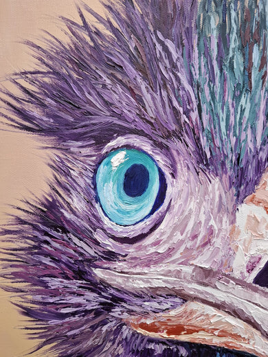 Bowie by Viktoria Goudbeek |   Closeup View of Artwork 